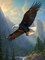 5D Diamond Art Kits for Adults Soaring Eagle, Full Drill Diamond Art Animals Pictures Paint with Diamonds, DIY Cross Stitch Jewel Art Rhinestone Craft for Home Wall Decor 12X16 inch